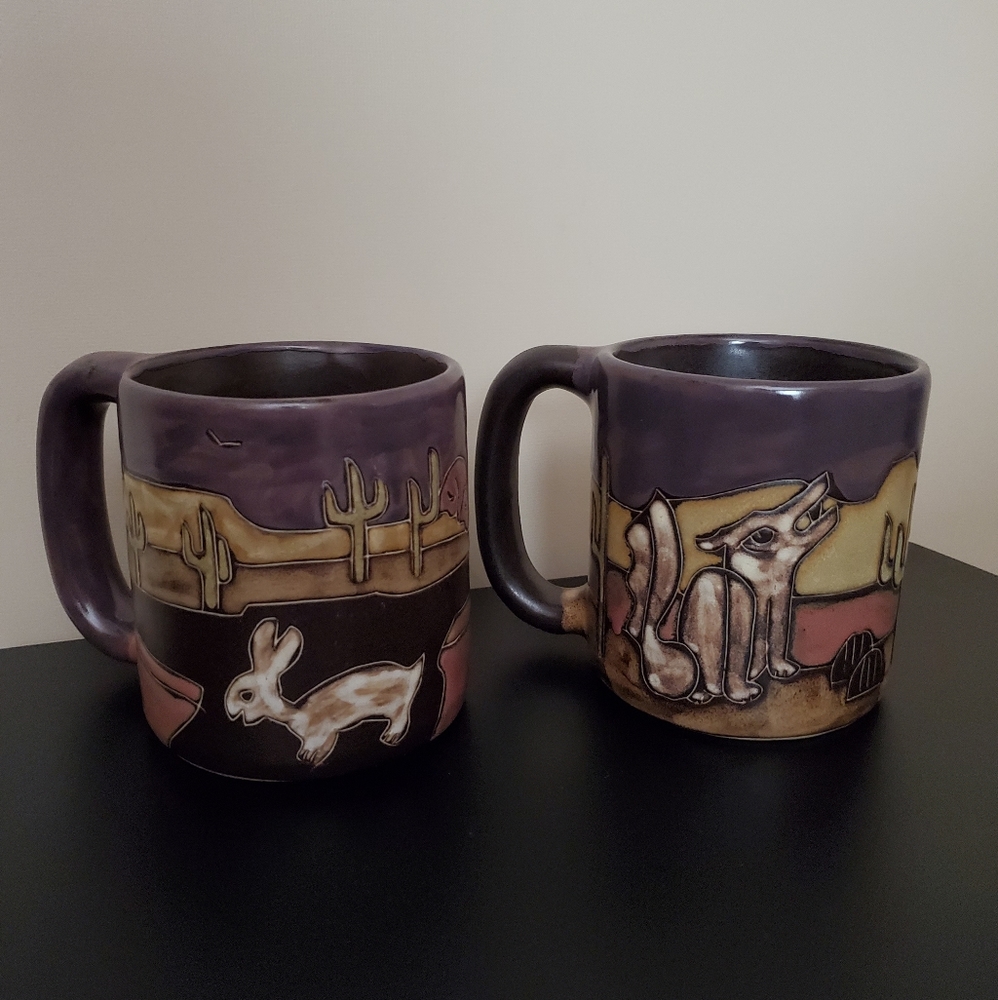 New Mara Mexico Coffee Mugs Set of 2